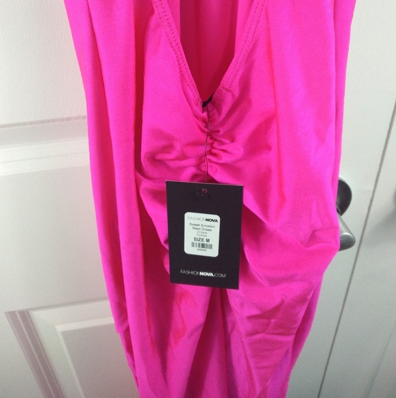 5. Fashion Nova-Sweet Emotion Fuschia, Pink Dress - Picture 9 of 10